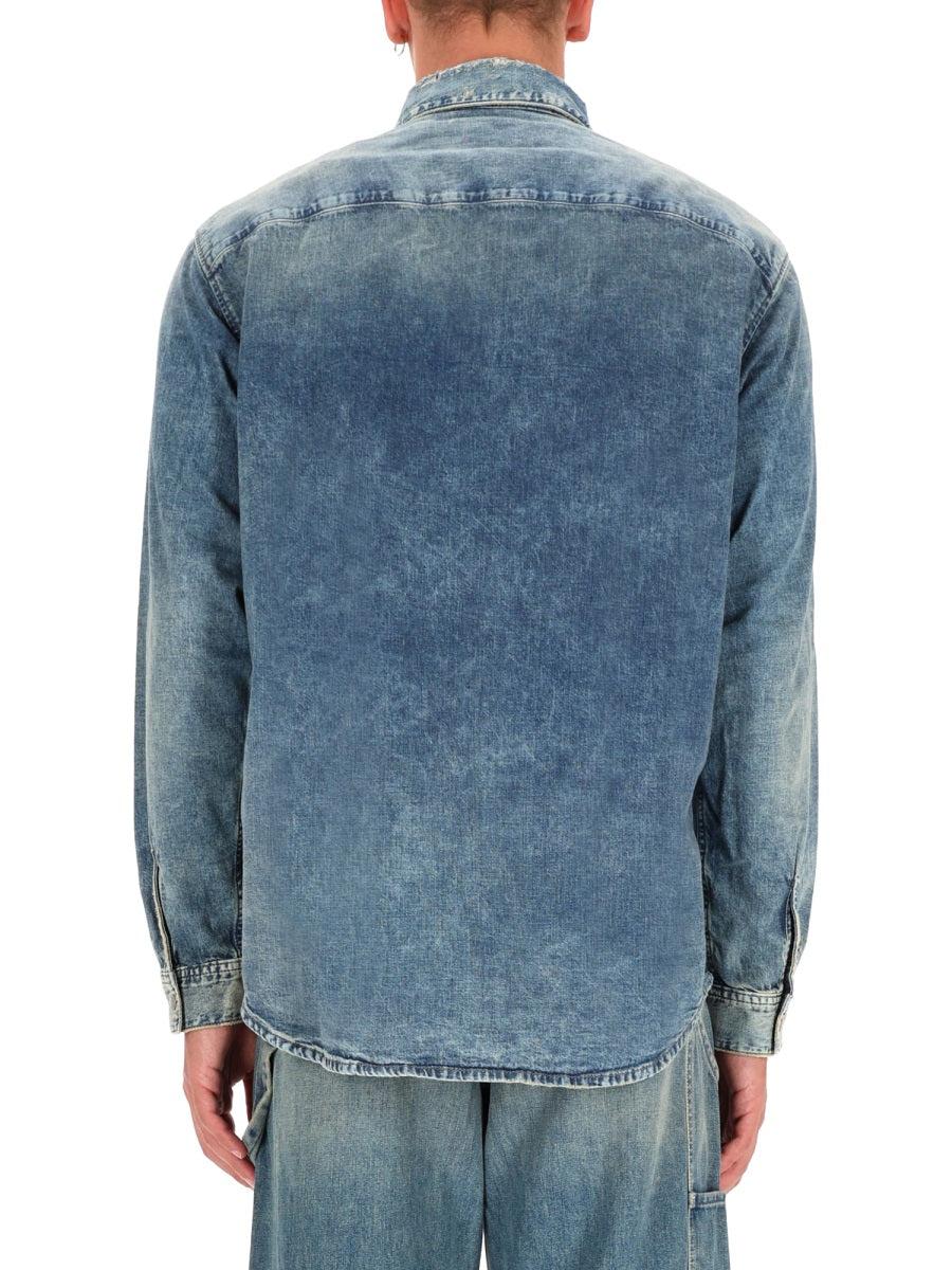 Diesel Shirts - Blue | Wanan Luxury