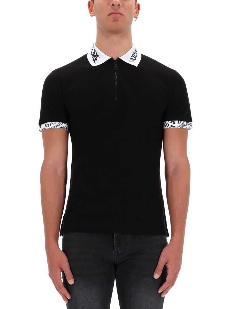 Versace Jeans Couture Polo - Black | Wanan Luxury