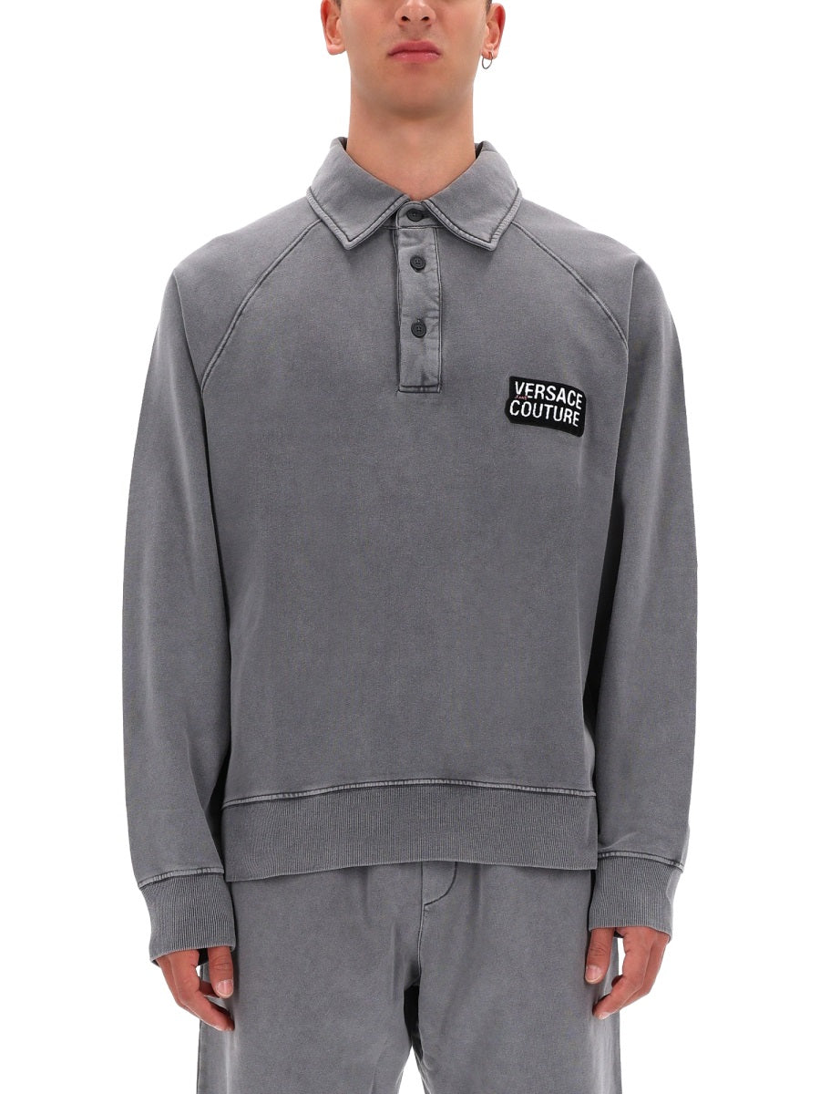 Versace Jeans Couture Sweatshirts - Grey | Wanan Luxury