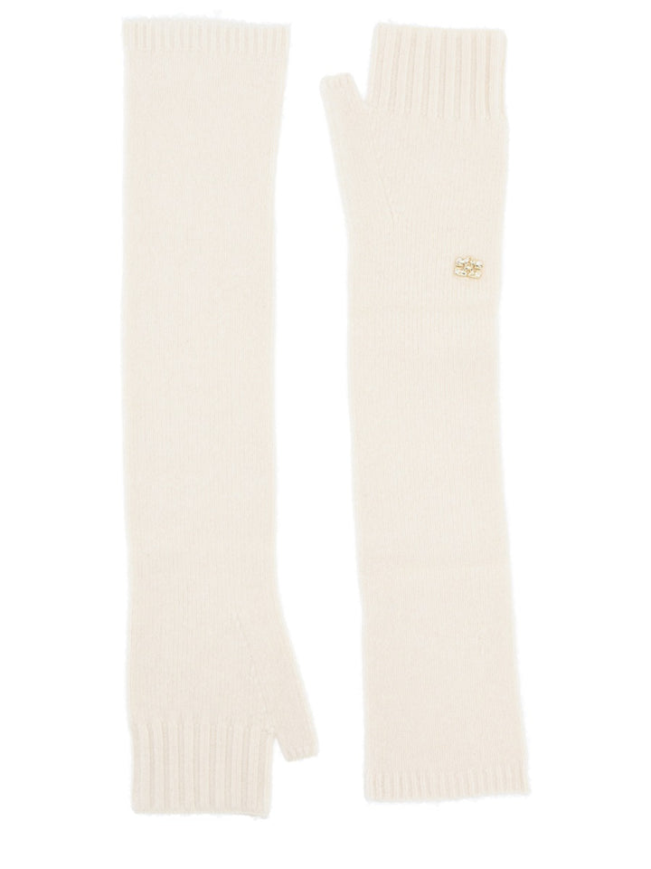 Ganni Scarves & Gloves - White | Wanan Luxury
