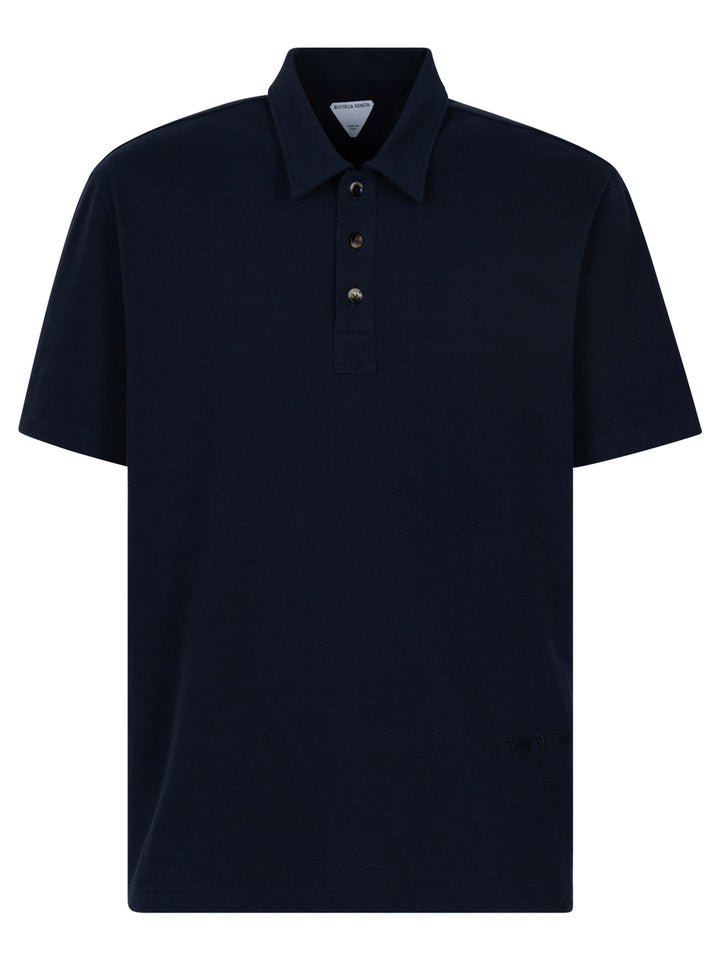 Bottega Veneta Polo - Blue | 8c71adf9d78b69403f5f2686821b185af7a37796