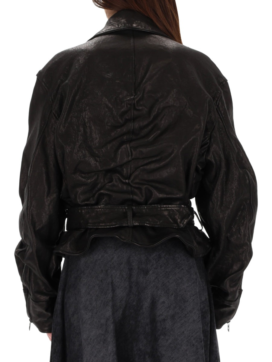 Diesel Leather Jackets - Black | Wanan Luxury