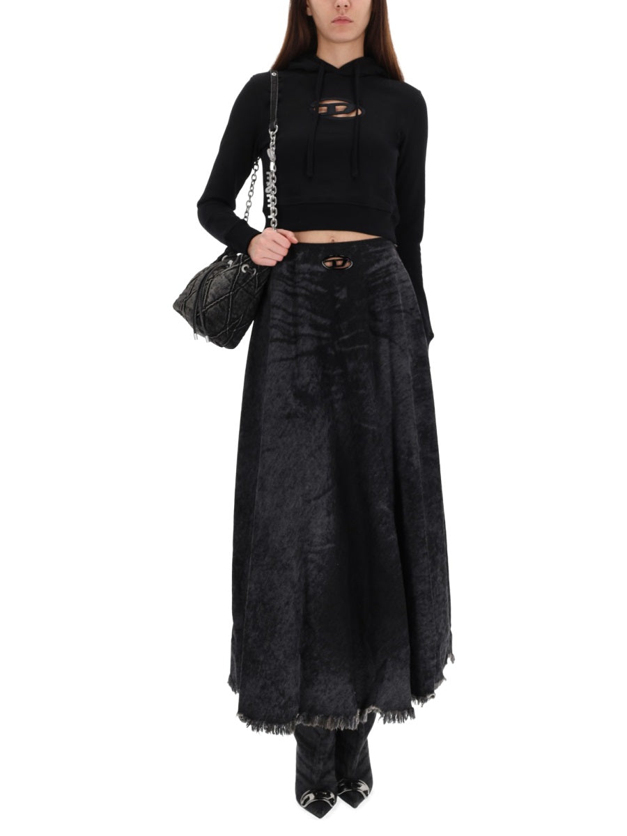 Diesel Sweatshirts - Black | 635bfa90d8475feaee63ce8e8ae50c734e0d8a14