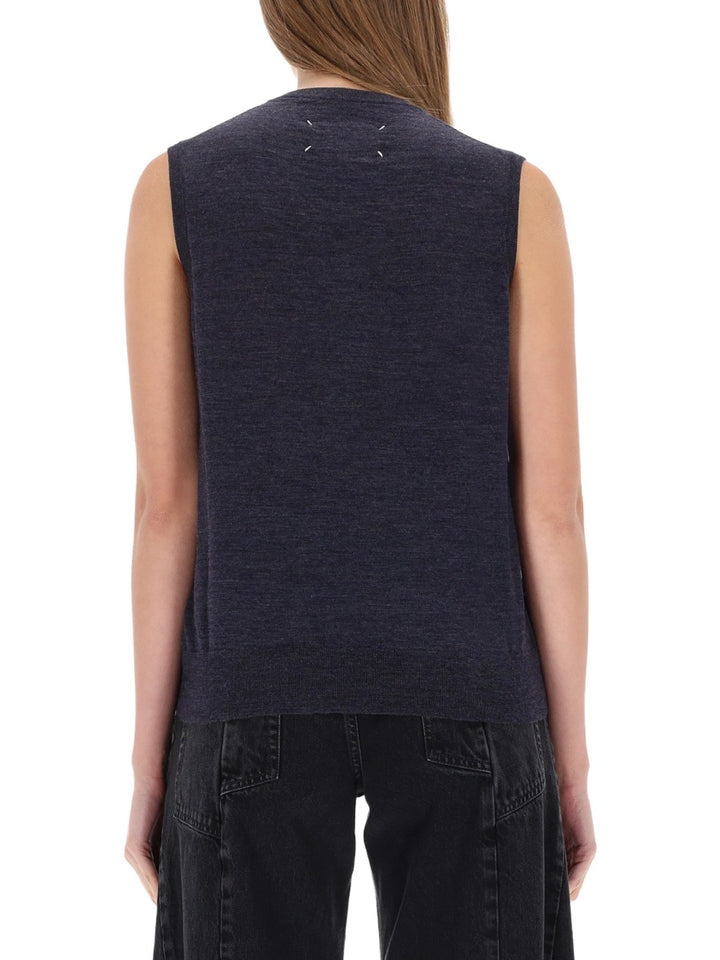 Maison Margiela Gilet - Blue | Wanan Luxury