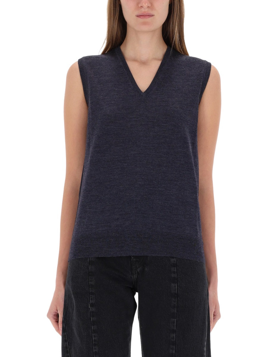 Maison Margiela Gilet - Blue | Wanan Luxury
