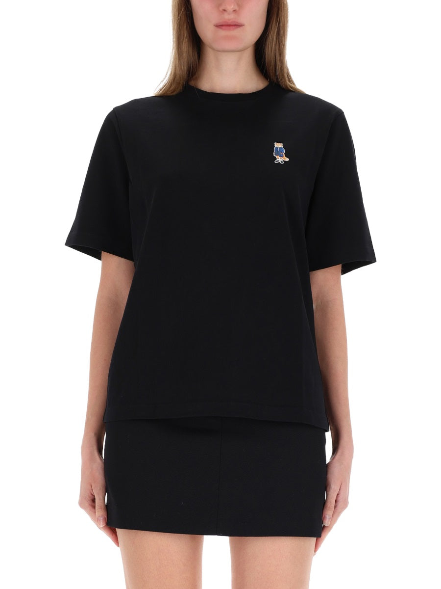 Maison Kitsuné T shirts - Black | Wanan Luxury