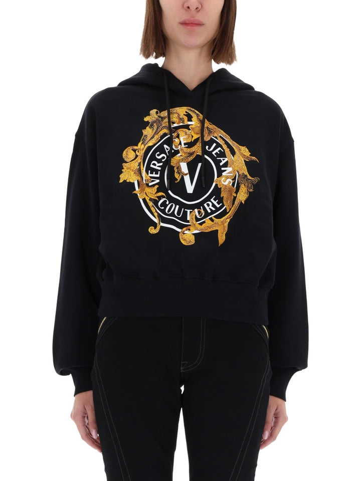 Versace Jeans Couture Sweatshirts - Black | Wanan Luxury