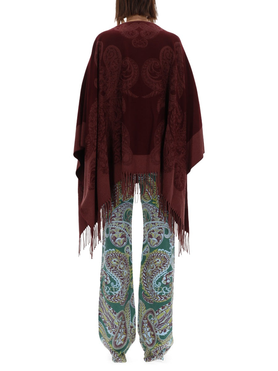 Etro Scarves & Gloves - Burgundy | Wanan Luxury