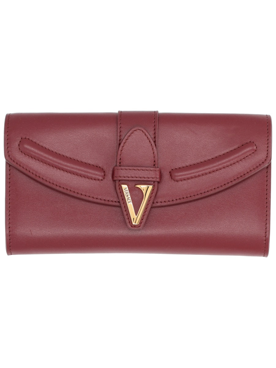 Versace Wallets & Pures - Burgundy | Wanan Luxury