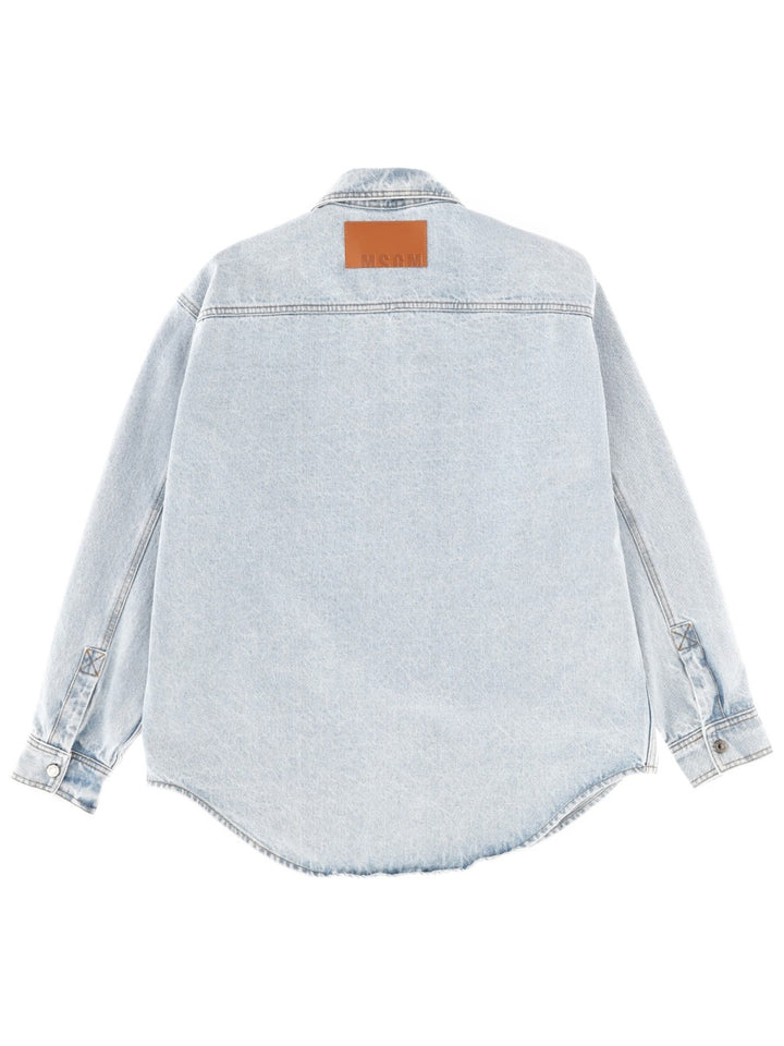 MSGM Shirts - Blue | Wanan Luxury