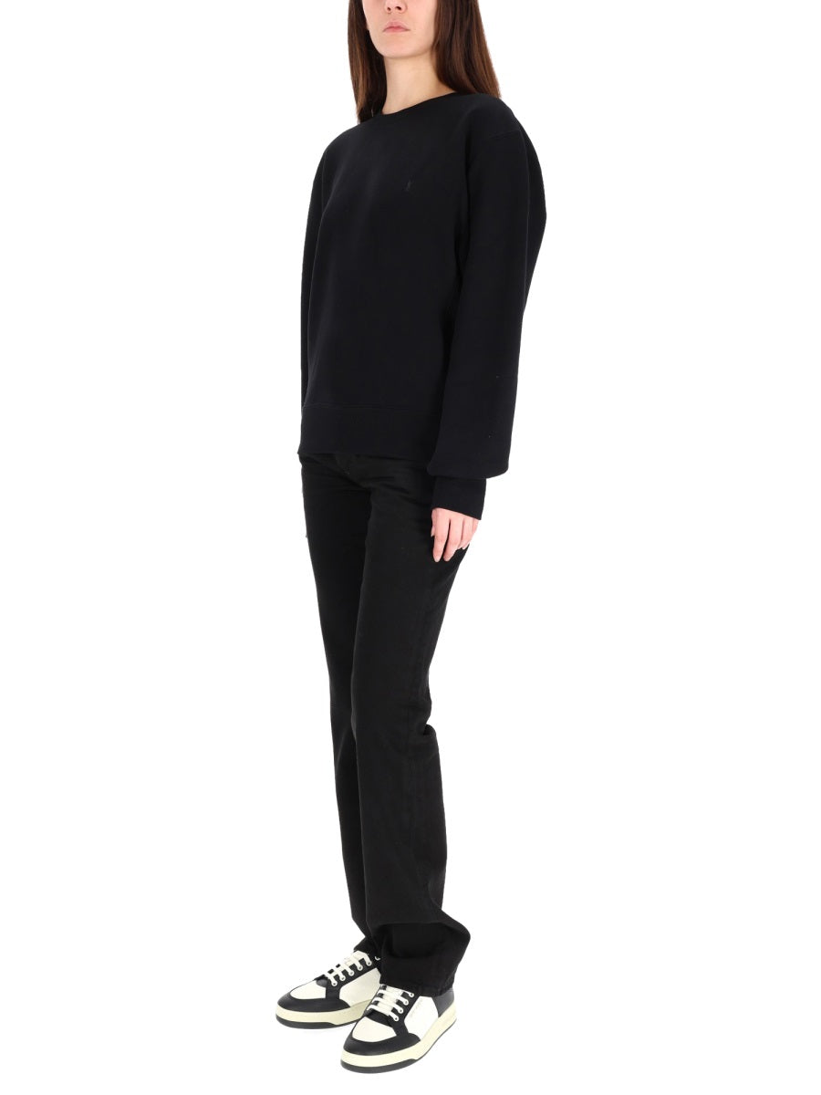 Saint Laurent Sweatshirts - Black | 6b3d1b3a14505cac404ad04da5efba288a28ec7f
