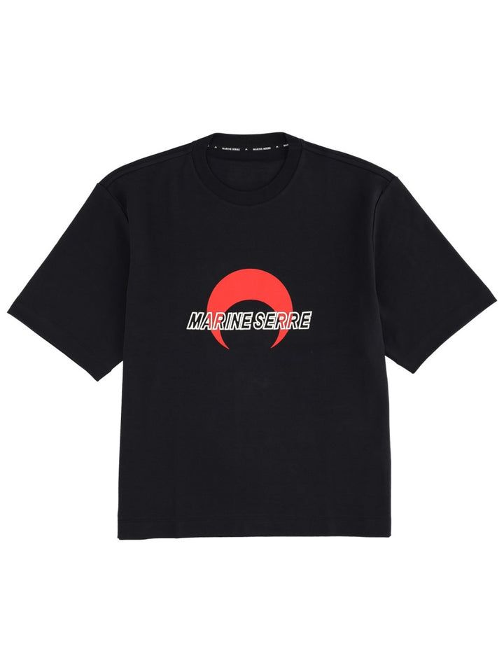 Marine Serre T shirts - Black | Wanan Luxury