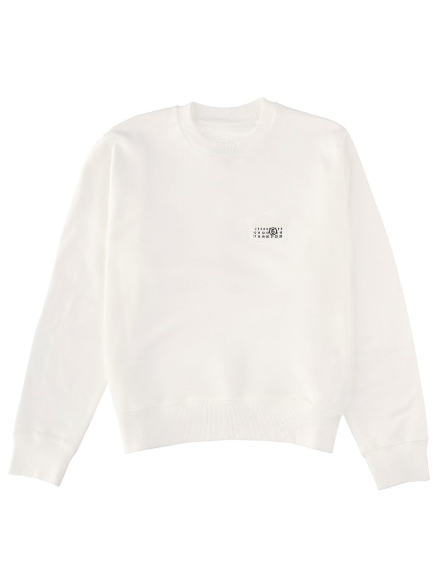 MM6 Maison Margiela Sweatshirts - White | Wanan Luxury