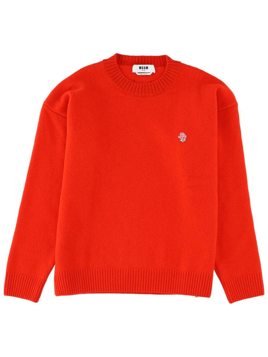 MSGM Sweaters - Red | Wanan Luxury