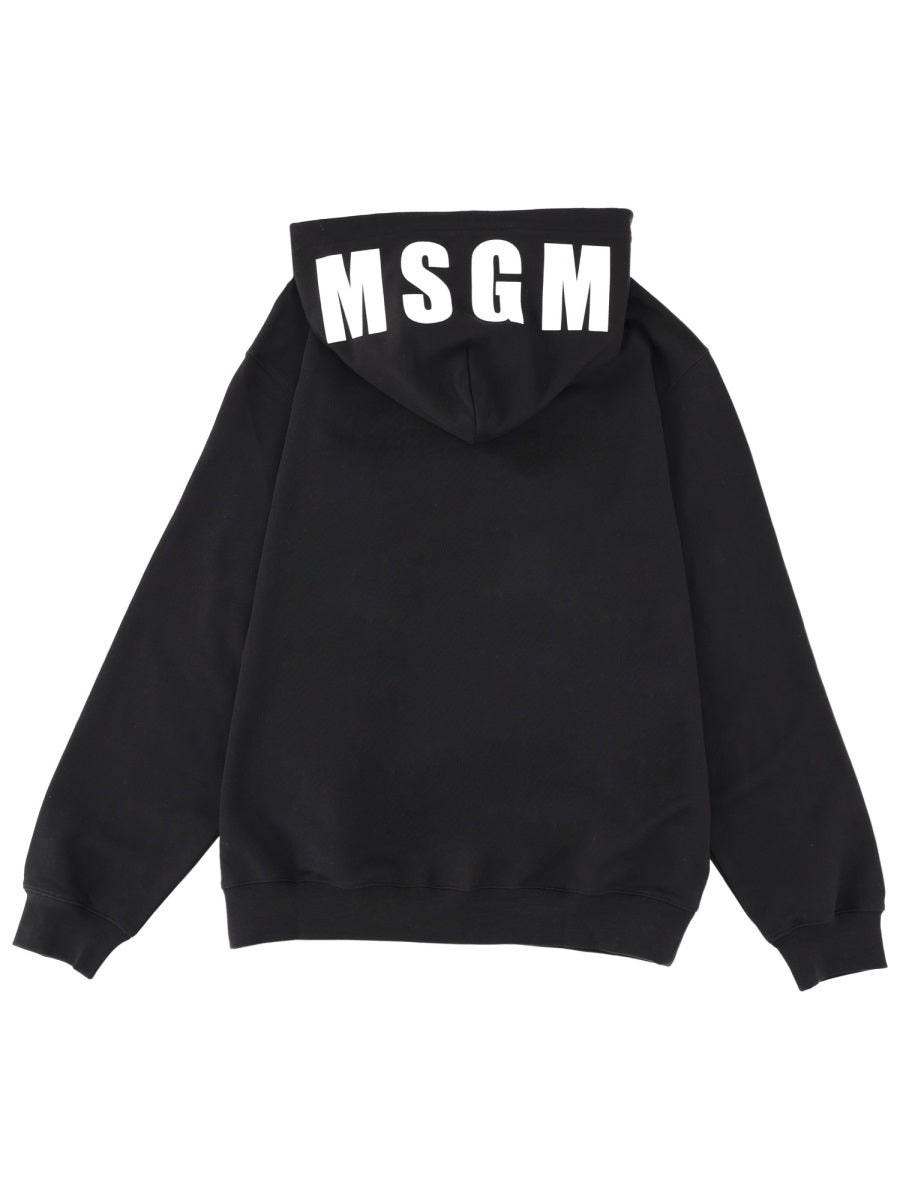 MSGM Sweatshirts - Black | Wanan Luxury