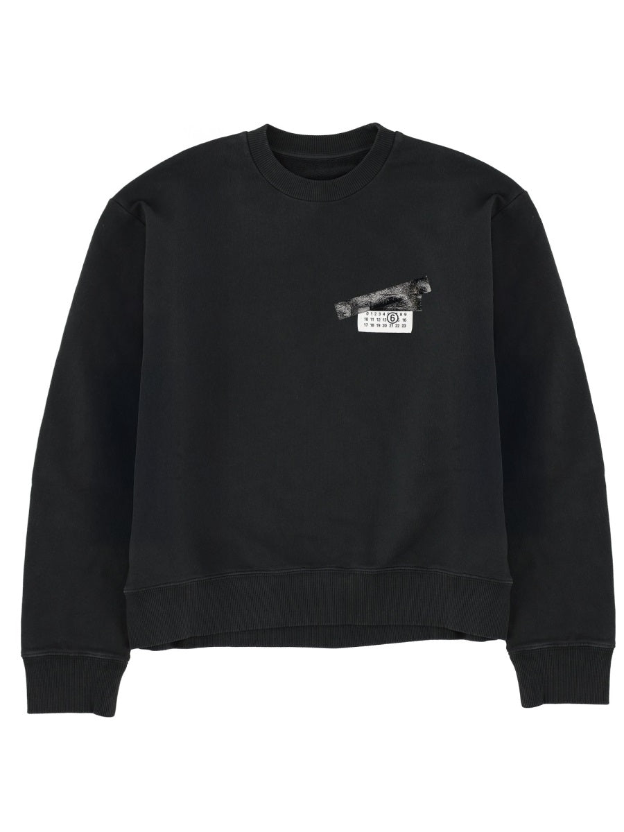 MM6 Maison Margiela Sweatshirts - Black | Wanan Luxury