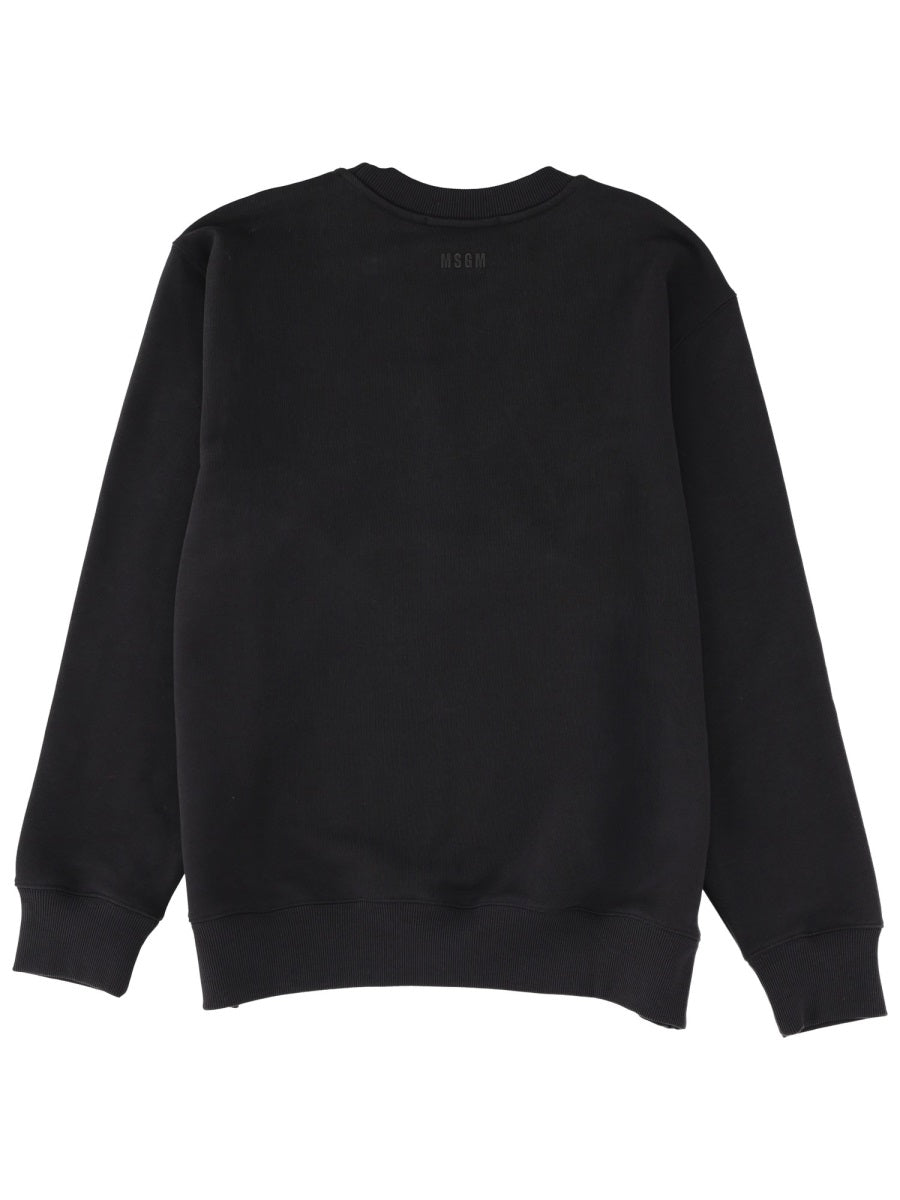 MSGM Sweatshirts - Black | Wanan Luxury
