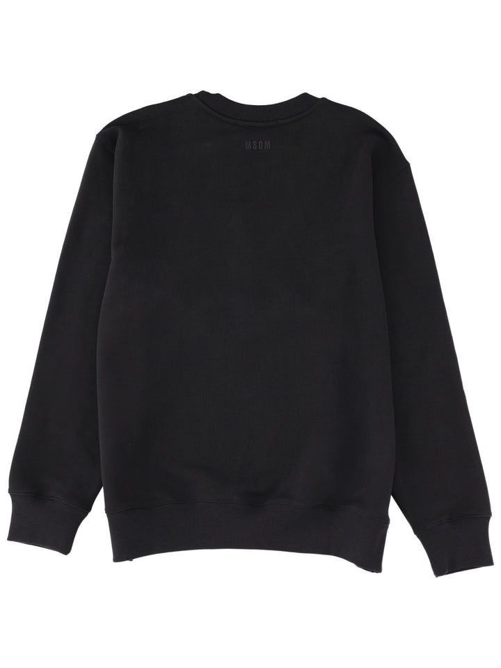 MSGM Sweatshirts - Black | Wanan Luxury