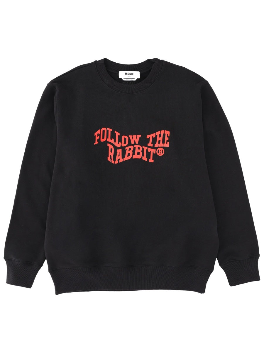 MSGM Sweatshirts - Black | Wanan Luxury