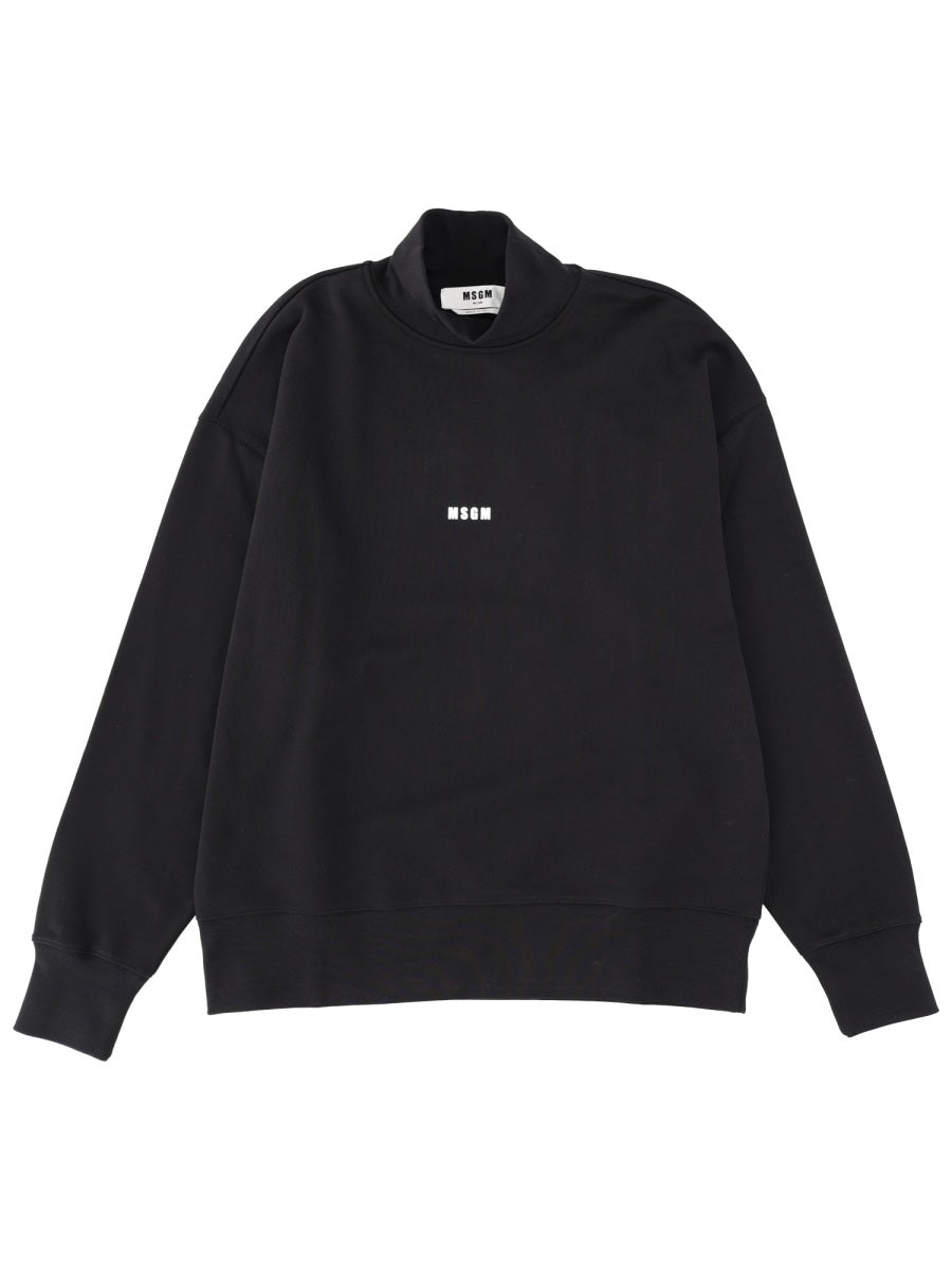 MSGM Sweatshirts - Black | Wanan Luxury