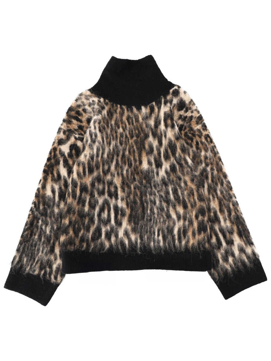 Ganni Sweaters - Animal Print | Wanan Luxury