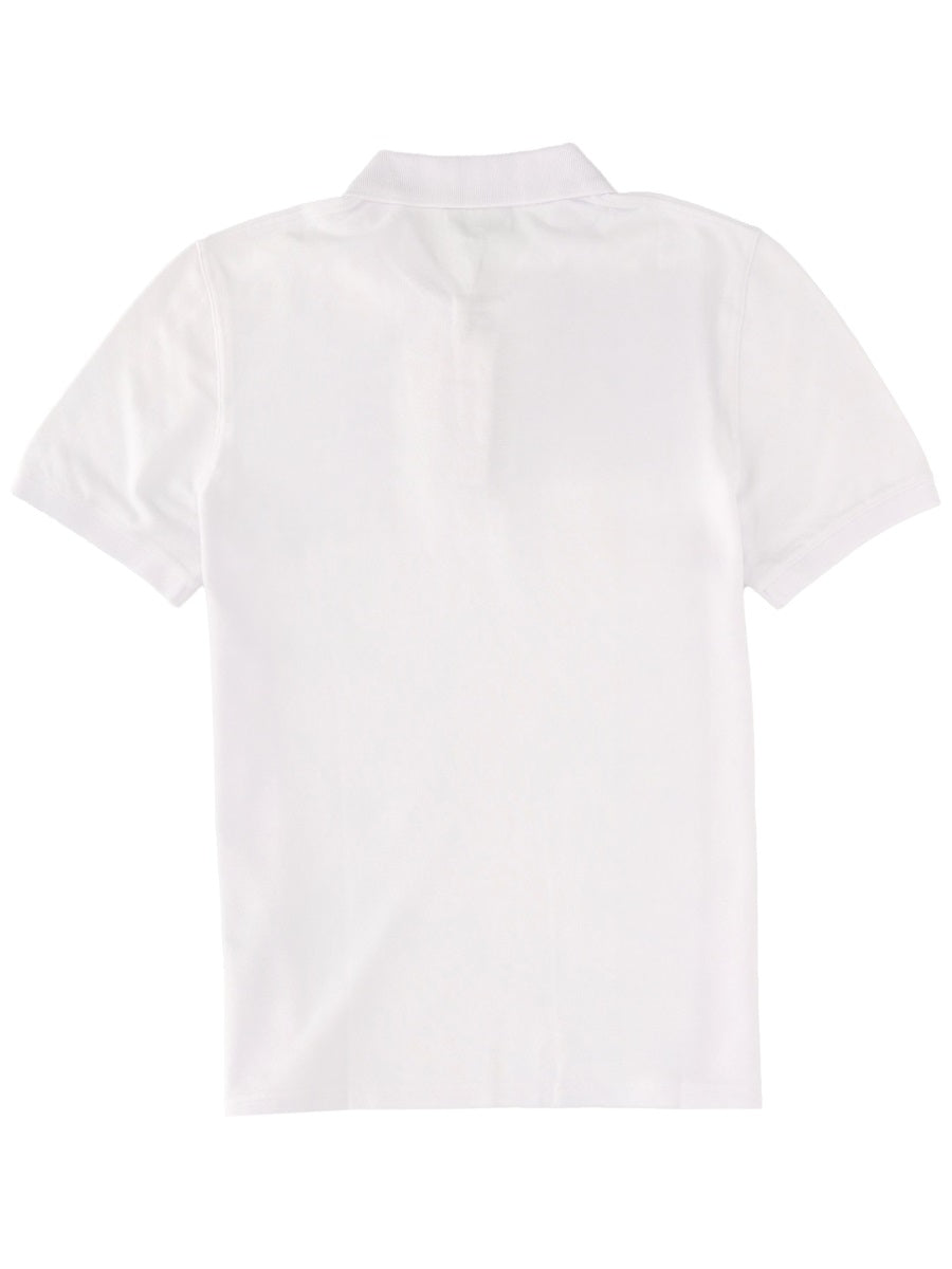 Maison Kitsuné Polo - White | Wanan Luxury