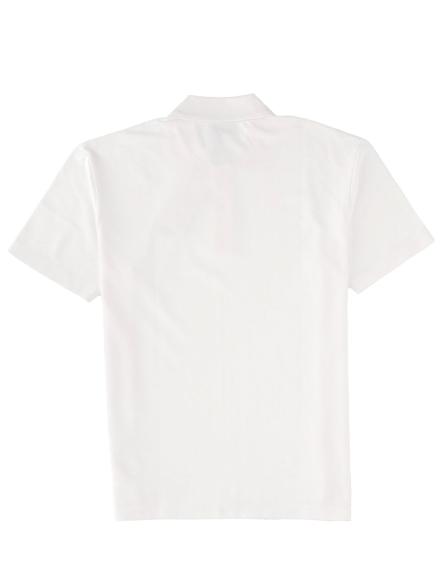Maison Kitsuné Polo - White | Wanan Luxury