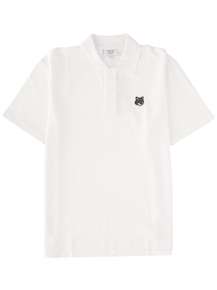 Maison Kitsuné Polo - White | Wanan Luxury