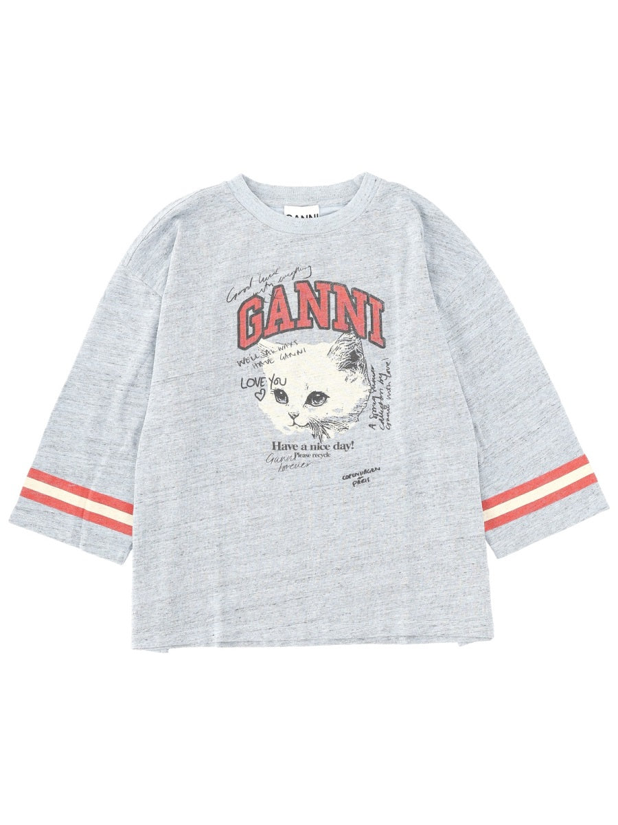 Ganni Sweaters - Light Blue | Wanan Luxury