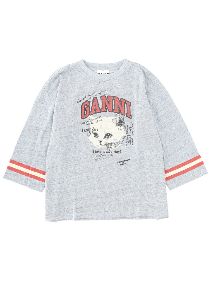 Ganni Sweaters - Light Blue | Wanan Luxury