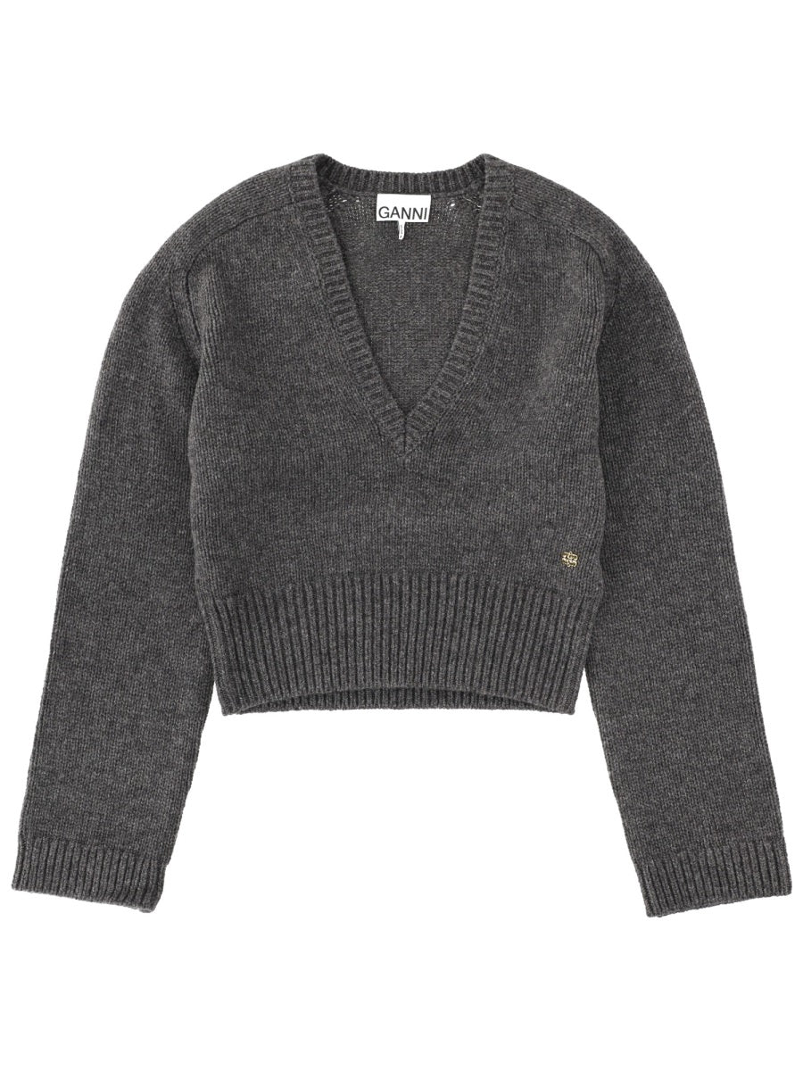 Ganni Sweaters - Grey | Wanan Luxury