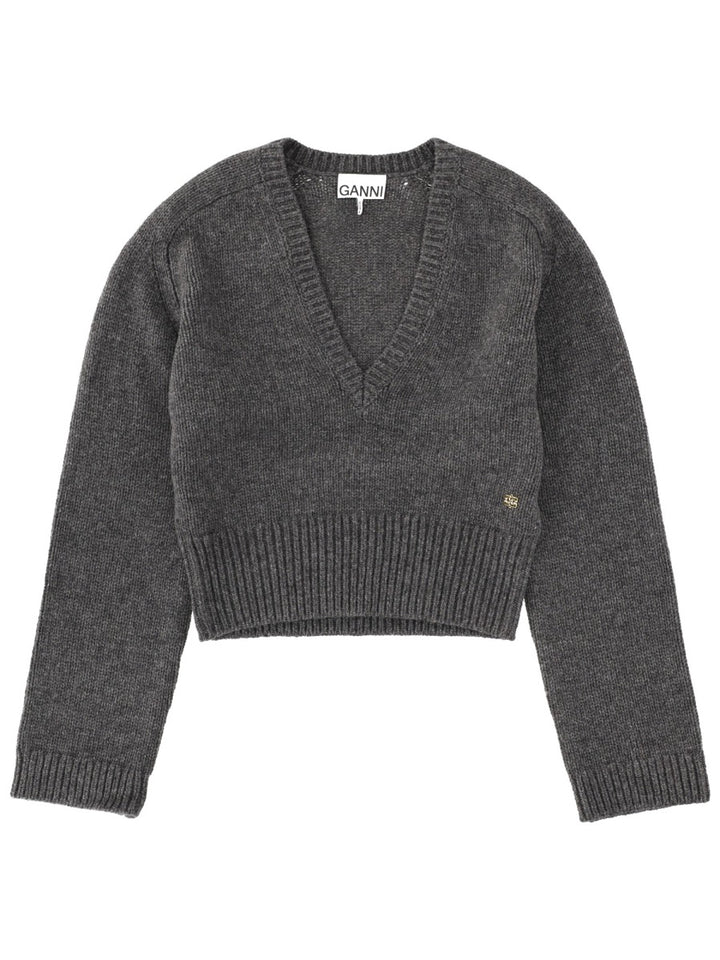 Ganni Sweaters - Grey | Wanan Luxury