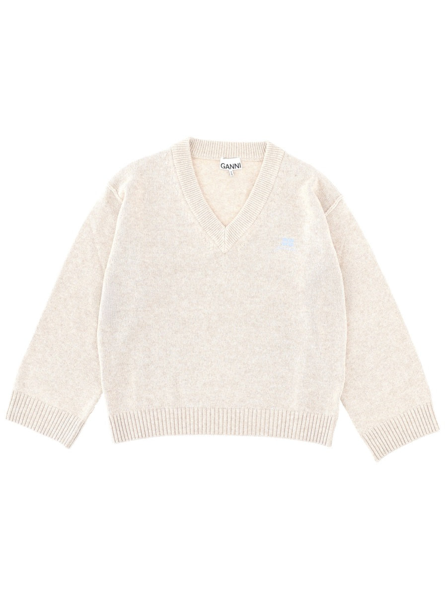 Ganni Sweaters - Beige | Wanan Luxury