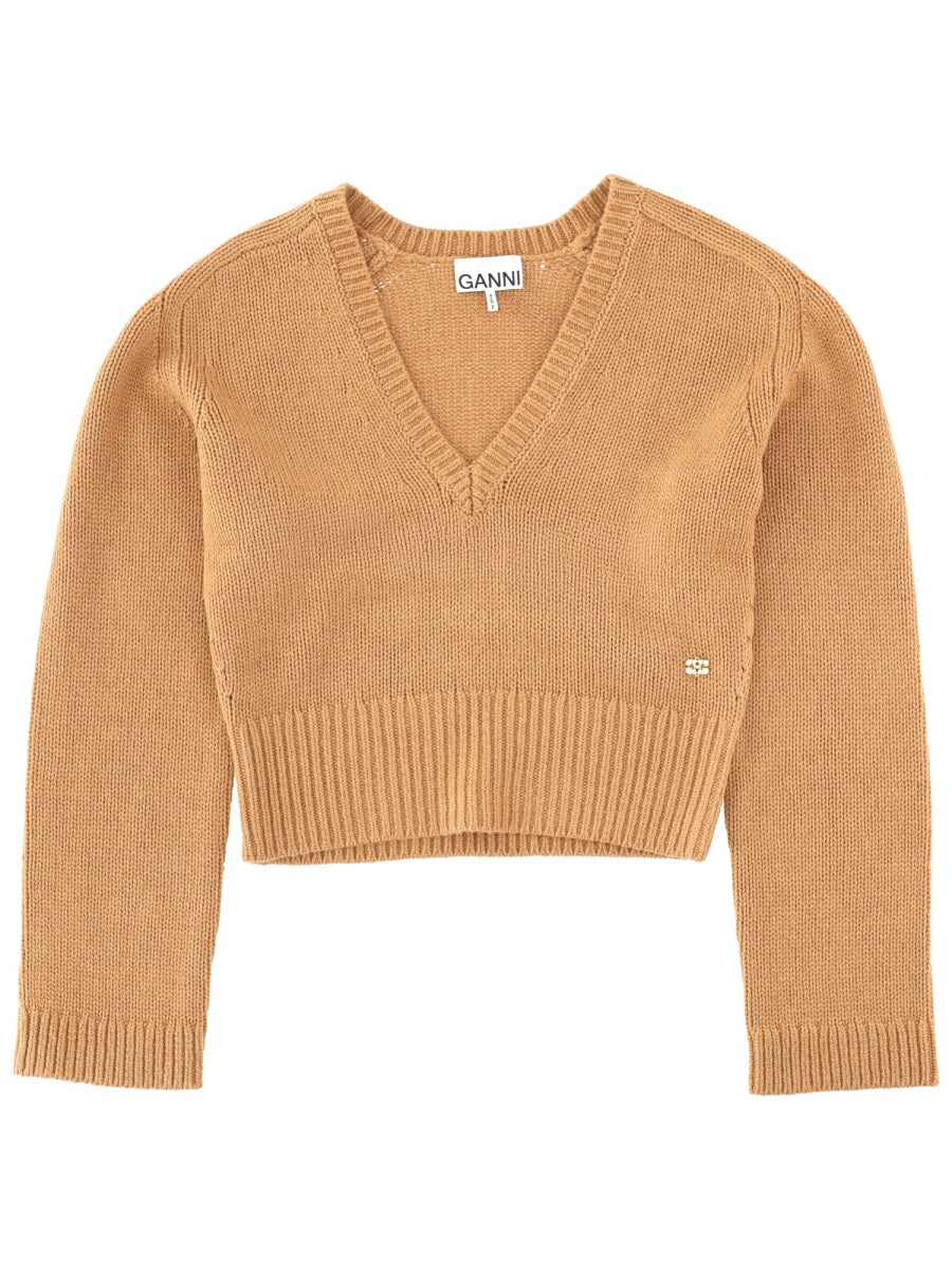 Ganni Sweaters - Beige | Wanan Luxury