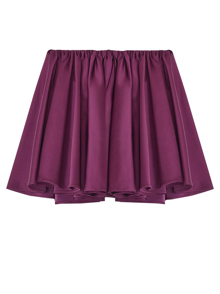 Ganni Skirts - Burgundy | Wanan Luxury