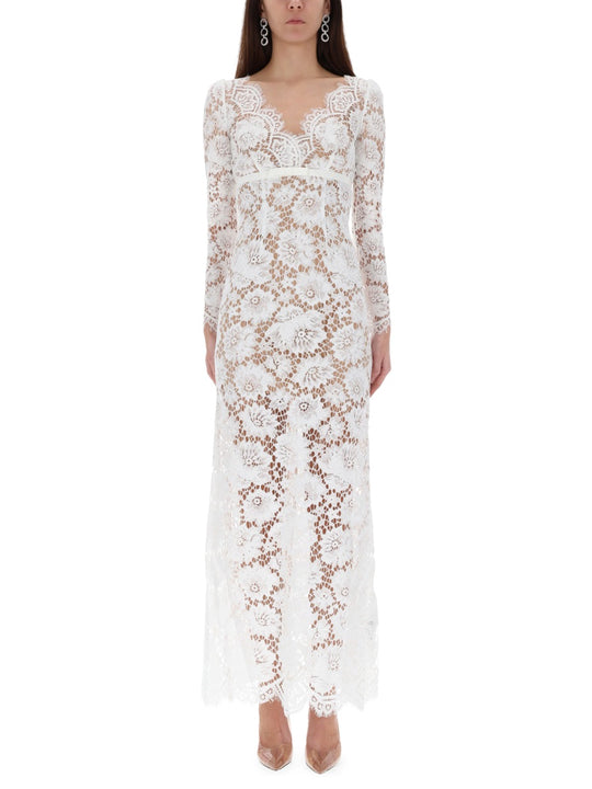 Abito Lungo In Pizzo
