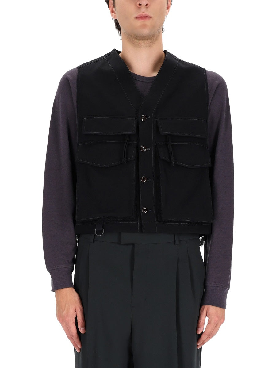 Lemaire Gilet - Black | Wanan Luxury