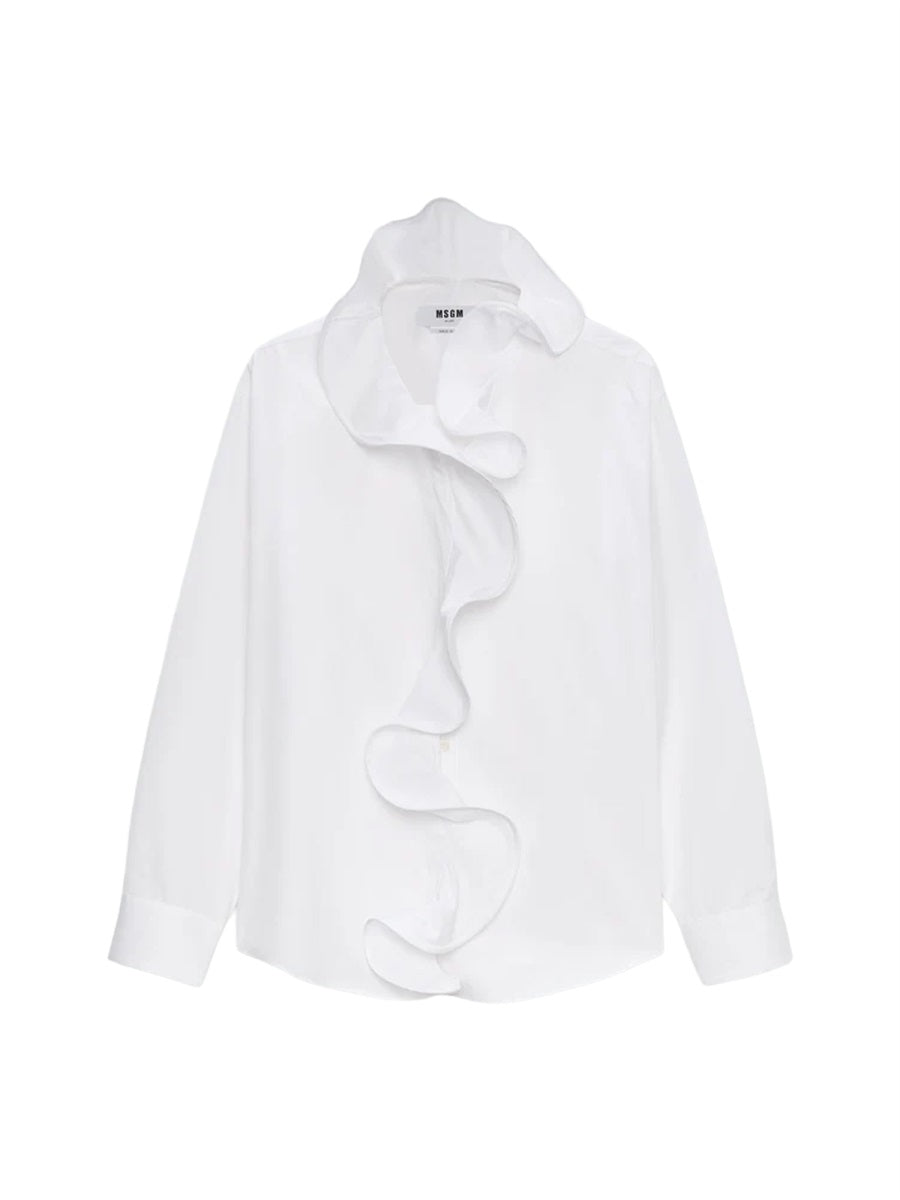 MSGM Shirts - White | Wanan Luxury