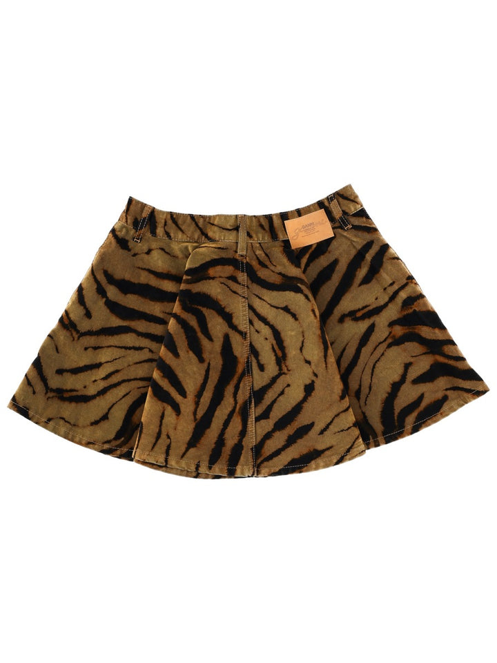 Ganni Skirts - Animal Print | Wanan Luxury