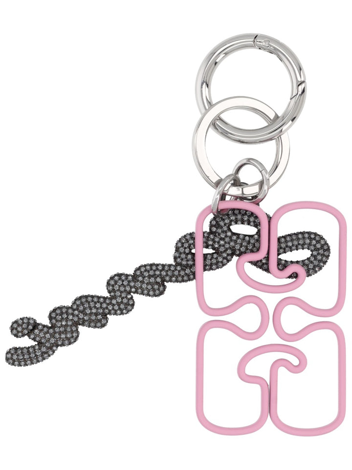Ganni Keychains - Grey | Wanan Luxury