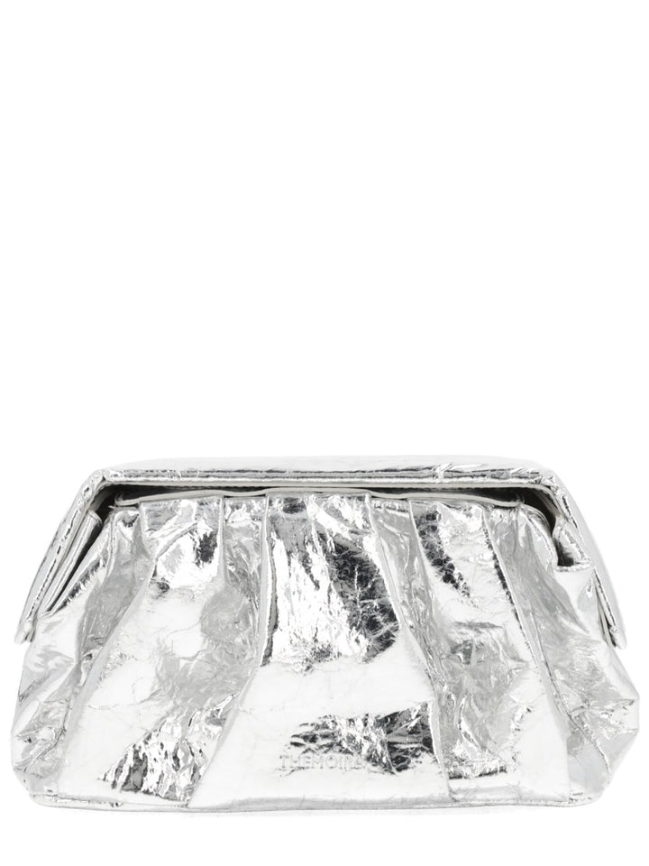 Themoirè Hand Bags - Silver | Wanan Luxury