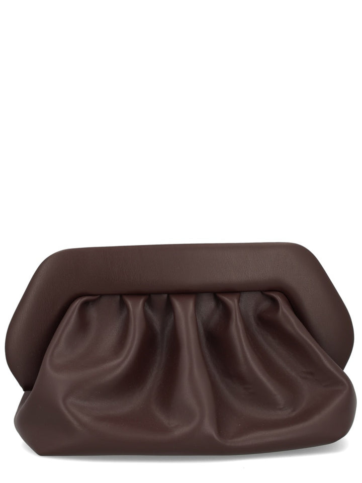 Themoirè Clutch Bags - Brown | Wanan Luxury