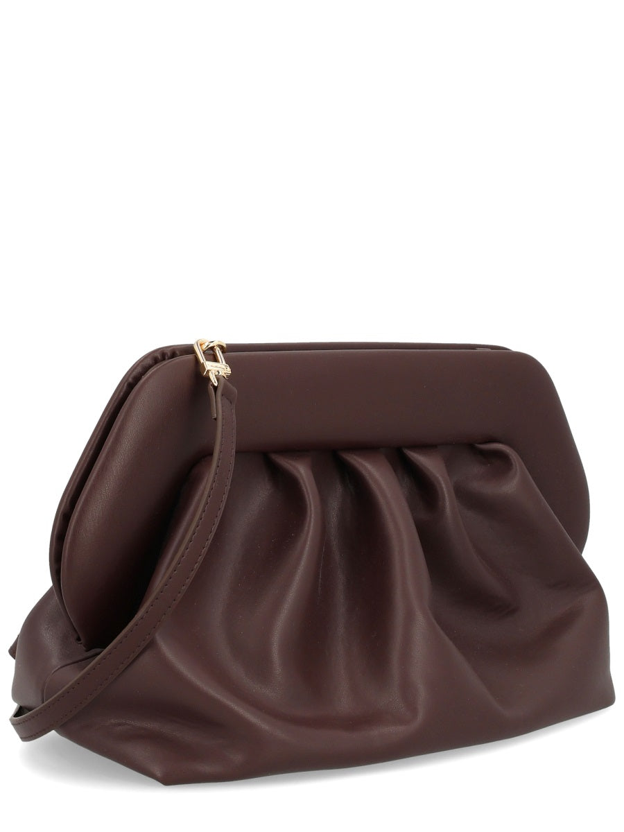 Themoirè Clutch Bags - Brown | Wanan Luxury