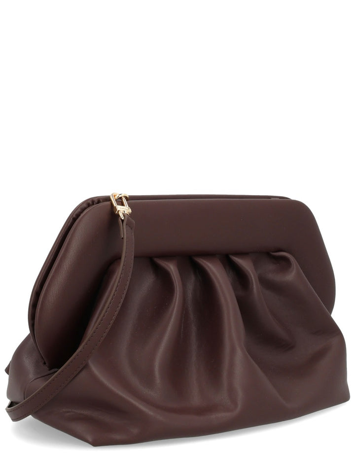 Themoirè Clutch Bags - Brown | Wanan Luxury
