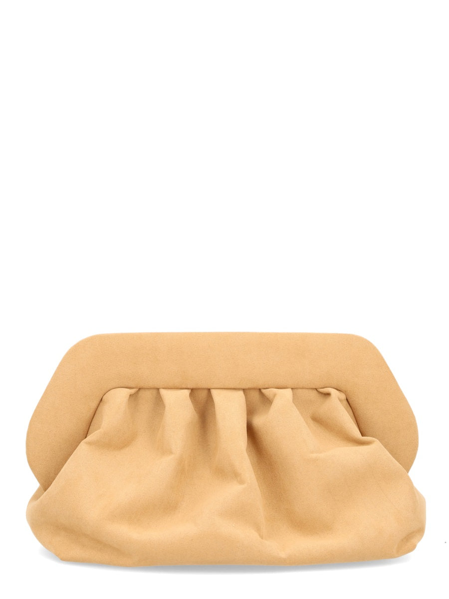 Themoirè Clutch Bags - Beige | Wanan Luxury