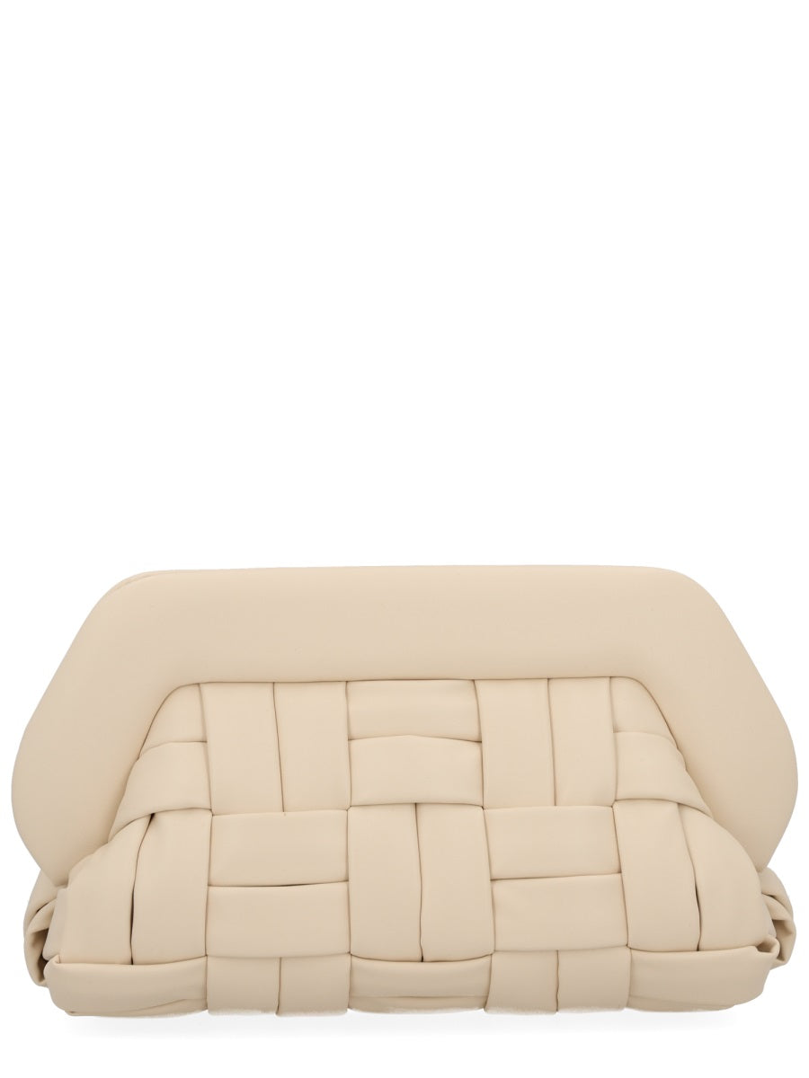 Themoirè Clutch Bags - White | Wanan Luxury
