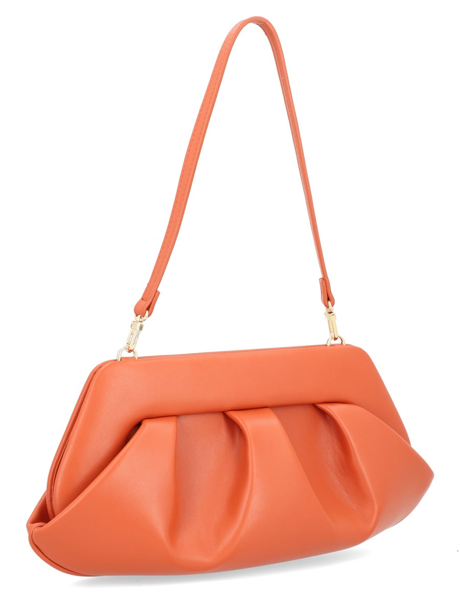 Themoirè Shoulder Bags - Orange | Wanan Luxury