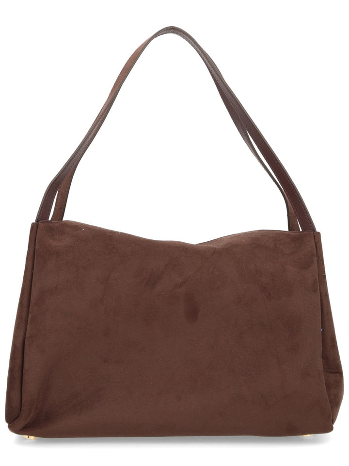 Themoirè Shoulder Bags - Brown | Wanan Luxury