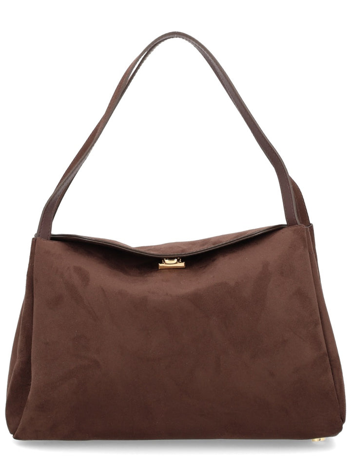 Themoirè Shoulder Bags - Brown | Wanan Luxury