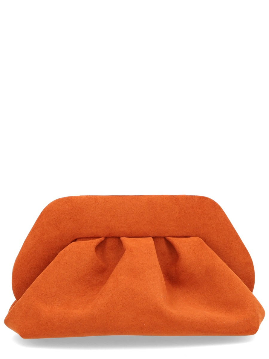 Themoirè Clutch Bags - Orange | Wanan Luxury